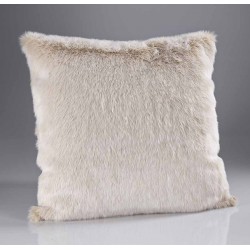 Beige Frost Fur Cushion